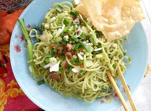 Foto resep Mie kenyal dan mengembang tanpa terigu protein tinggi