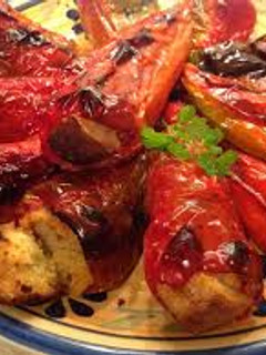 Una foto de Pimientos rellenos