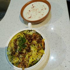 A picture of Veg biryani.