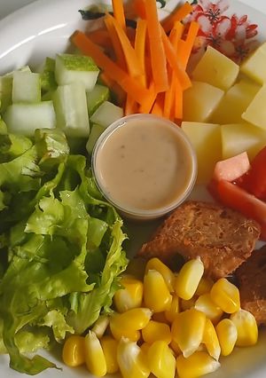 Foto resep Salad sayur praktis