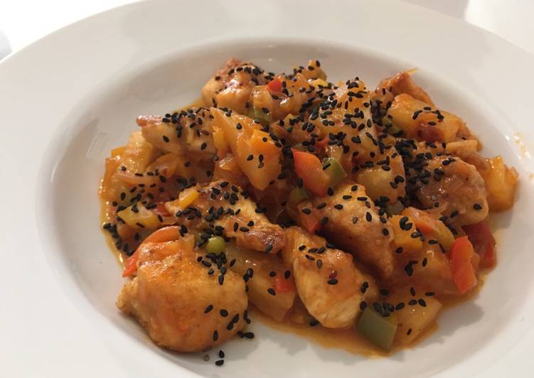 Recipe of Quick Sweet and sour chicken