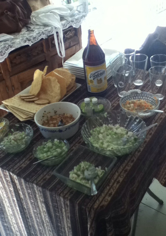 Una foto de Ceviche de Soya texturizada