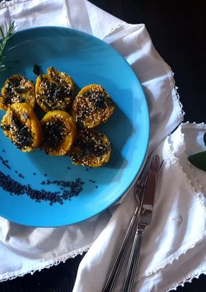 Foto di Gnocchi alla romana con salvia,rosmarino semi di sesamo neri