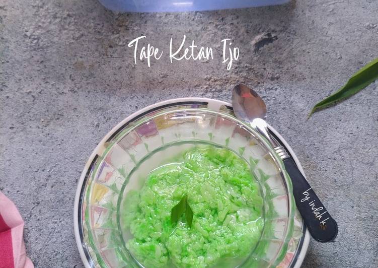 Resep Unik Tape Ketan Ijo Gurih Mantul