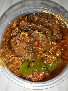 Foto resep Sambal nasi uduk pecel lele Lamongan