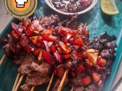 Gambar satay grill