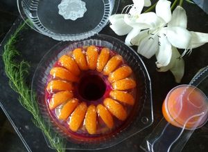 Foto resep Pudding Jelly Tropical Fruit with Sunquick Syrup
