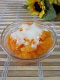 Shaved Ice with Juice and Sweetened Condensed Milk