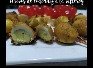 Una foto de Huevos de codorniz a la Villeroy