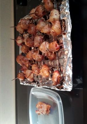 A picture of Bacon and Chicken Wrap Ups.