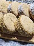 Alfajores sin gluten con aceite y azúcar mascabo
