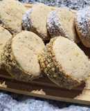 Alfajores sin gluten con aceite y azúcar mascabo