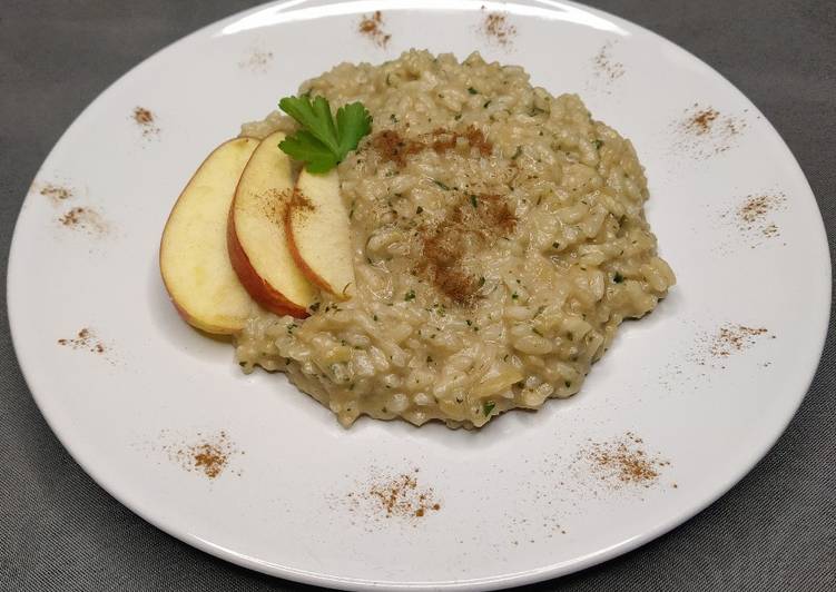 Risotto Mela, Cannella e Fontina