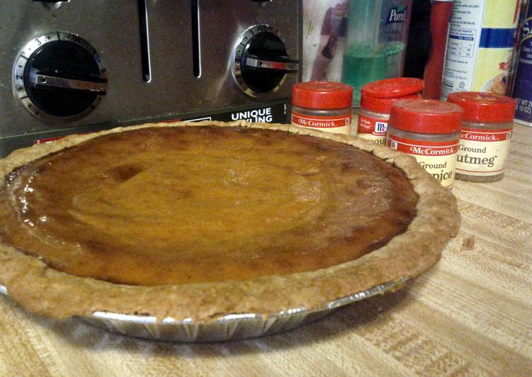 Simple Way to Make Homemade Awesome pumpkin pie