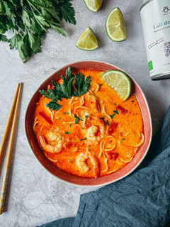 Une photo de Soupe Crevettes Coco Curry