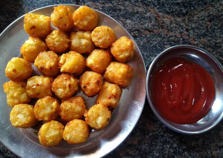 Steps to Cook Yummy Cheese potato balls
