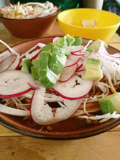 Una foto de Pozole