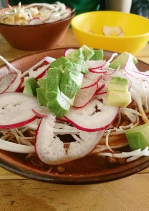 Una foto de Pozole