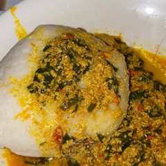 A picture of All time fave, Egusi soup.