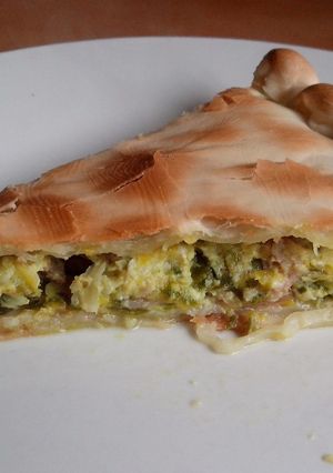 Una foto de Tarta de zapallitos