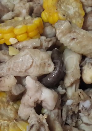 Hình của món Gà nướng giấy bạc.