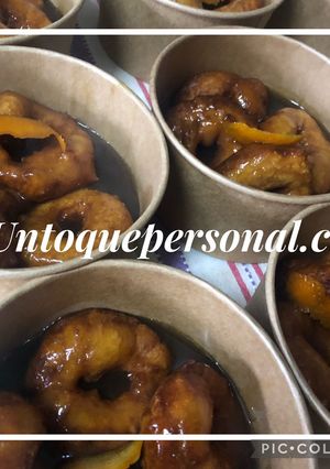 Una foto de Picarones