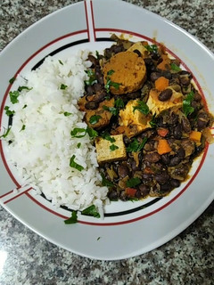 Una foto de Feijoada vegana -mi versión- :)