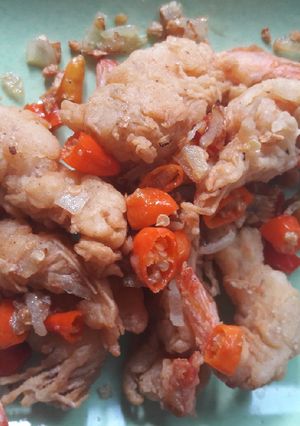 Foto resep Udang Cabai Garam