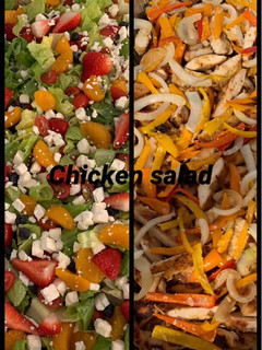 Una foto de Chicken salad 🥗