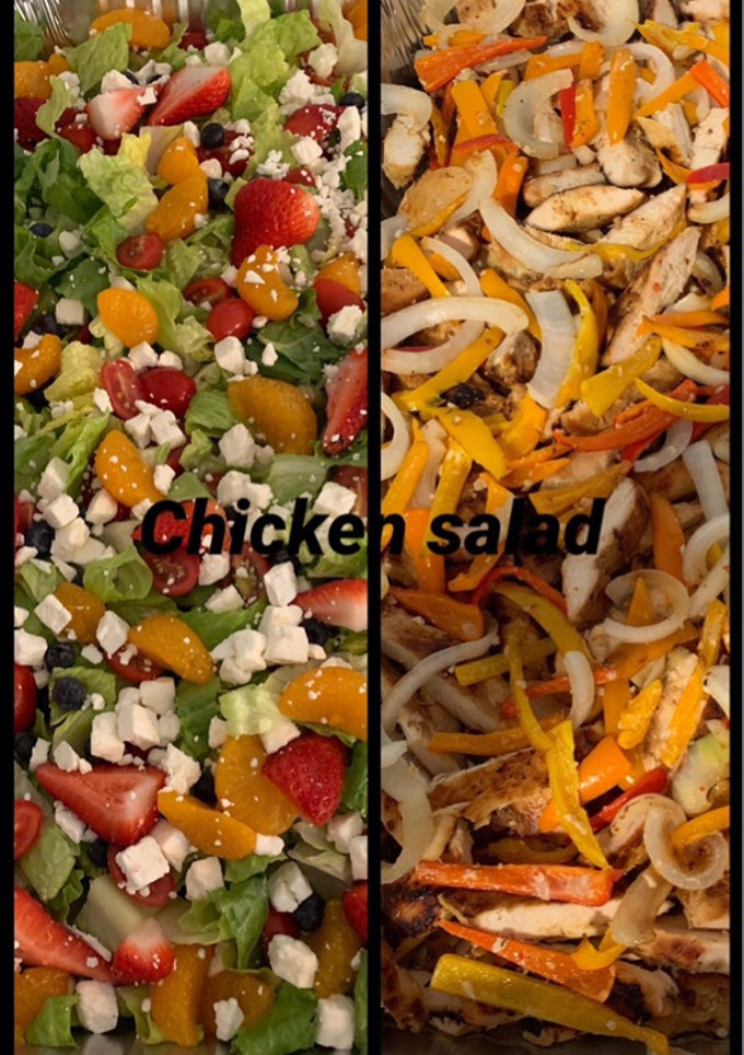 Una foto de Chicken salad 🥗