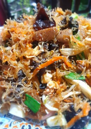 Foto resep Tumis Bihun, sayuran dan Jamur Kuping