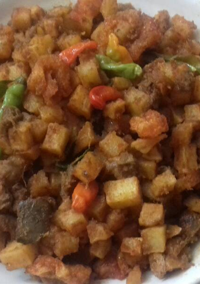 Foto resep Sambel goreng kentang hati rempela ayam