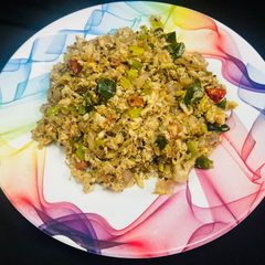 A picture of Sura puttu / shark fish puttu.