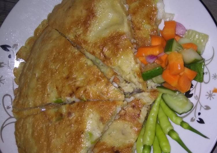 Martabak telur tanpa kulit #teflon