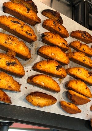 Une photo de Croquants chocolat amandes