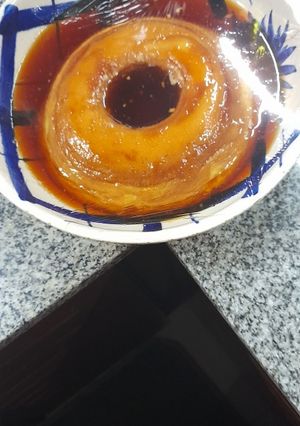 Una foto de Flan casero