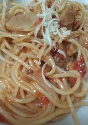 Foto resep Simpel spageti keju