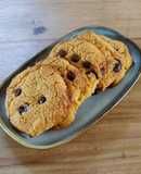 Galletas de garbanzo con chips de chocolate (sin gluten, sin azú