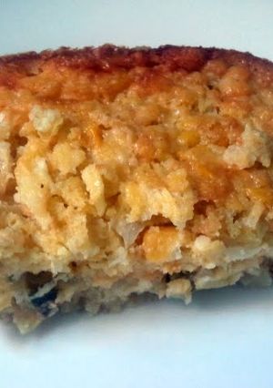 A picture of Pecan corn.pudding.