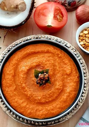 A picture of Tomato Onion Chutney..