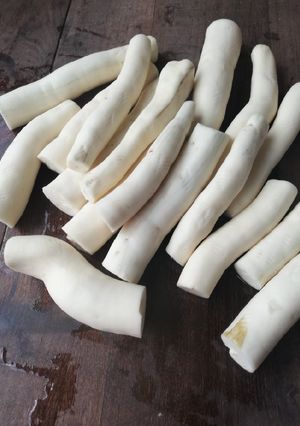 Una foto de Mandioca hervida