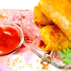 A picture of Spring rolls.