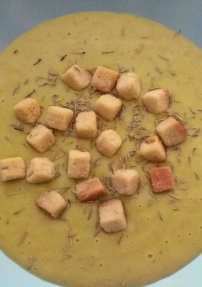 Una foto de Crema de guisantes