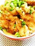 Sweet and Savory Chicken Katsu with Grated Daikon Rice Bowl