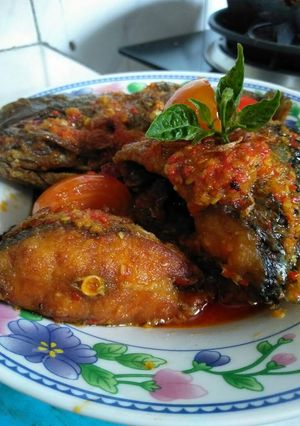 Foto resep Ikan mas pedas