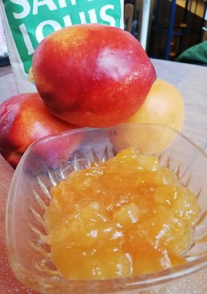 Une photo de Confiture nectarine abricots
