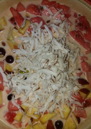 A picture of Fruits salad.