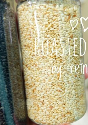 Foto resep Toasted Sesame / Wijen Sangrai #Festivalresepasia #Korea