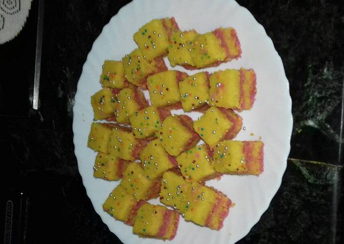 Recipe of Super Quick Nariyal leyard Cake