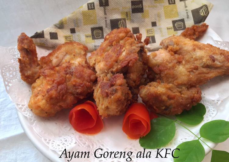 Resep Ayam Goreng Ala KFC, Bikin Ngiler